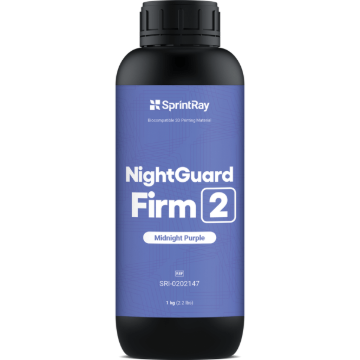 SprintRay NightGuard Firm 2, Midnight Purple, SRI-0202147, 1/Each
