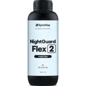 SprintRay NightGuard Flex 2, Simply Clear, SRI-0202145, 1/Each