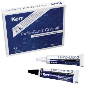 Temp-Bond Original, Temporary Cement, Tube Kit, 00370, 1/Each